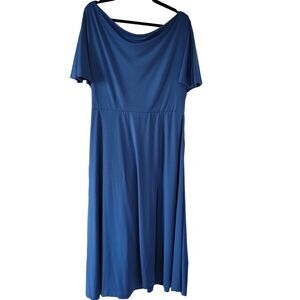 Alexia Admor Blue Maxi Dress-Sz XL